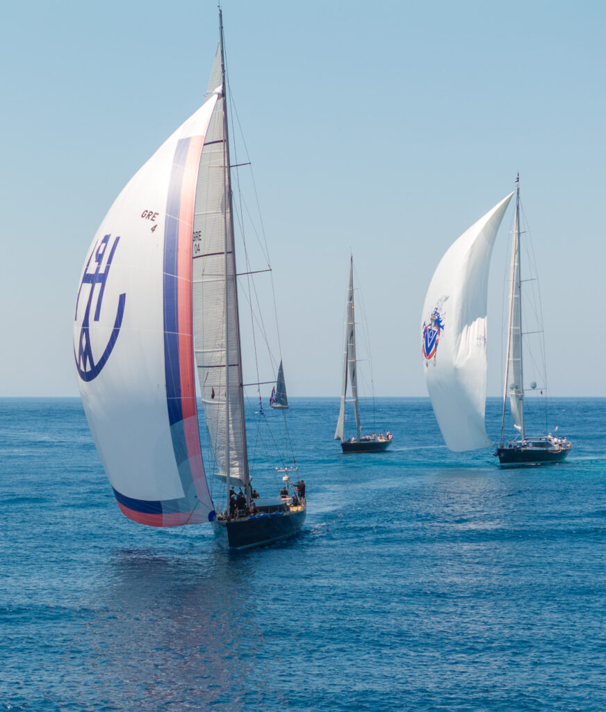 Cyclades Cup spinnakers